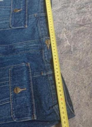 Вінтажна джинсова якісна спідниця7 фото