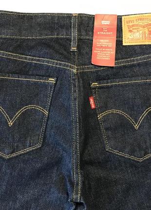 Новые джинсы  levi's 714 straight w23 l30 оригинал.7 фото