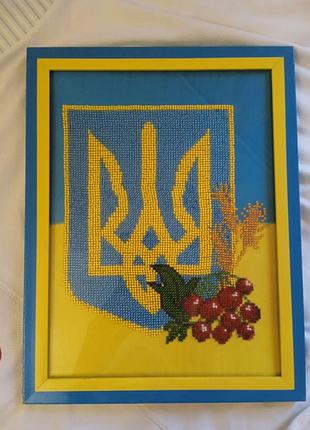 Картина герб бісером