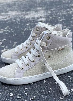 Високі кеди дівчинки geox (італія)