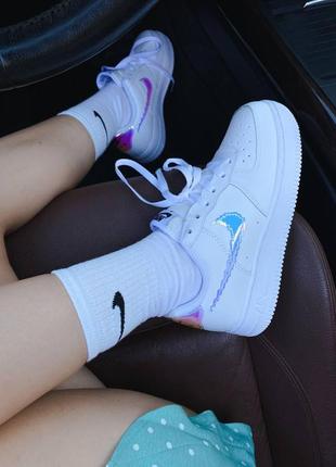 Жіночі кросівки boys nike air force 1 white colors