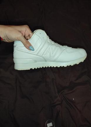 Шкіряні кросівки new balance 574