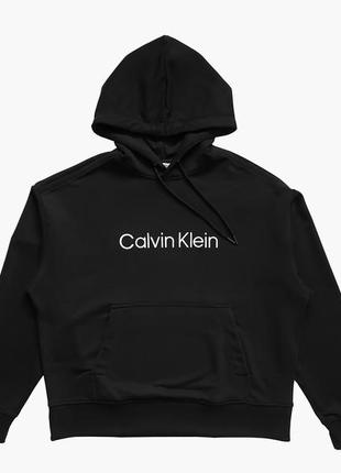 Худи calvin klein relaxed fit logo french terry hoodie