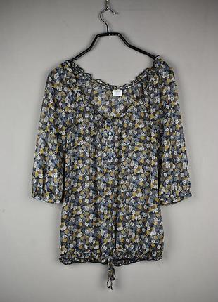 Очень красивая фирменная легкая блуза от espirit