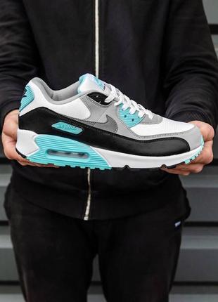 Чоловічі кросівки nike air max 90 green grey black чоловічі кросівки найк аір макс