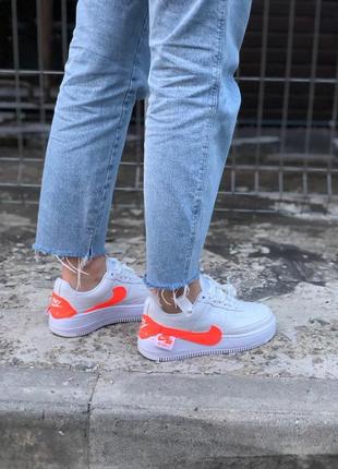 Жіночі кросівки nike air force jester white orange