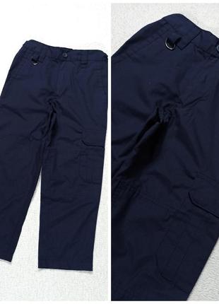 Темно-сині трекінгові спортивні штани, як нові.