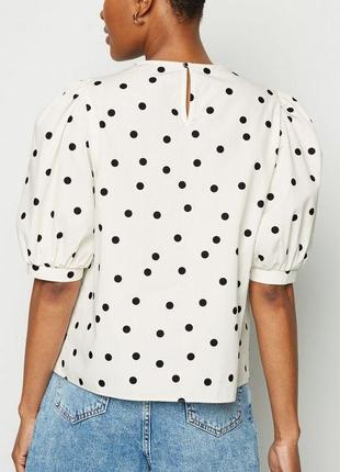 Блуза с объемными рукавами "new look"3 фото
