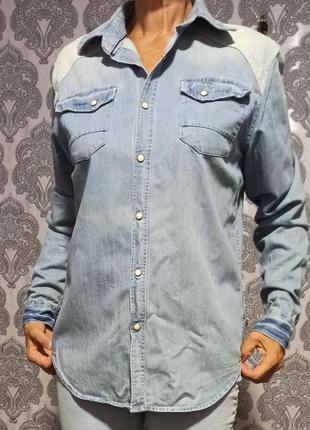 Джинсова сорочка "quality clothing" 200 грн