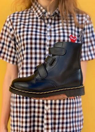 Кожаные ботинки dr. martens coralia venice