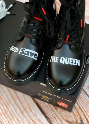 Шкіряні черевики dr. martens sex pistols2 фото