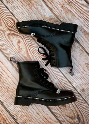 Шкіряні черевики dr. martens sex pistols4 фото