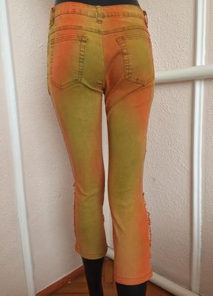 Короткі джинси кюлоти палаццо2 фото