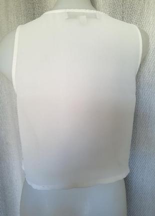 Жіночий мереживний топ, майка, ажурна блуза, літня блузка, мереживо.2 фото