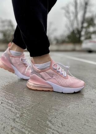 Жіночі кросівки nike air max 270 pink white 4 жіночі кросівки найк аір макс