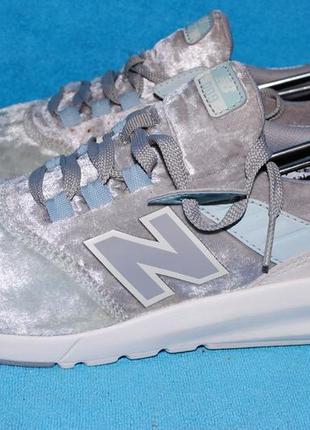 Велюровые кроссовки 009 new balance 37 размер6 фото