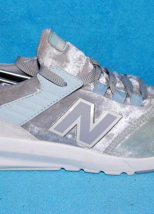 Велюровые кроссовки 009 new balance 37 размер5 фото