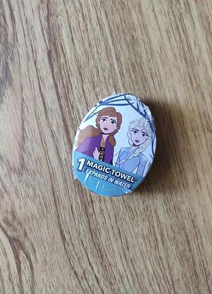 Дитячій рушник пресований крижанє серце єльза дісней р. 29.2*29.2