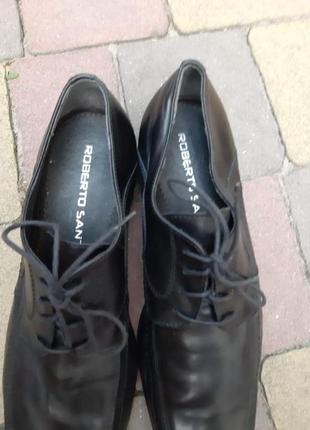 Дизайнерские туфли италия кожа roberto santi