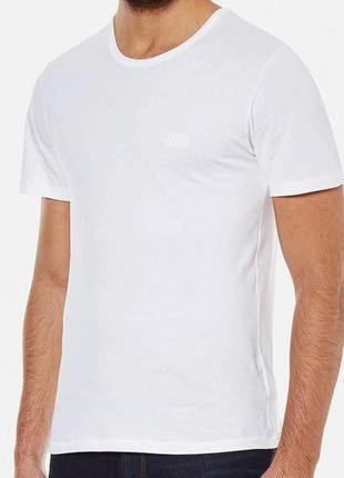 Мужская белая футболка hugo boss, размер s2 фото