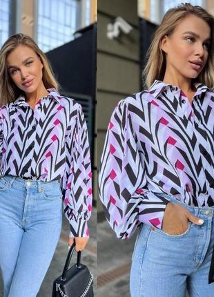 Рубашка хлопок бохо 42-50 р-р