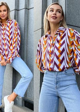 Рубашка хлопок бохо 42-50 р-р