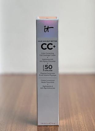 Тональний крем cc+ , spf 50 від бренду it cosmetics, відтінок tan3 фото