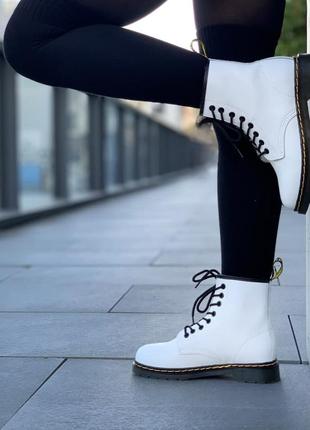 🔥черевики жіночі dr. martens 1460 white