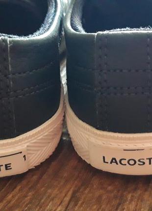 Фирменные кеды на  мальчика lacoste5 фото