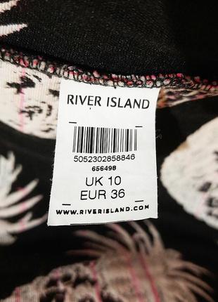 S-m river island юбка в ананасы выше колена5 фото