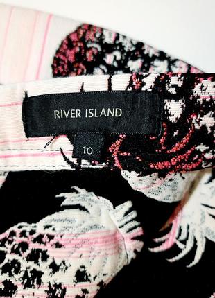 S-m river island юбка в ананасы выше колена3 фото