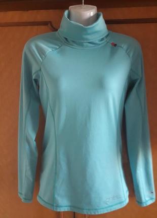 Шикарний блакитний утеплений гольф відомого бренду o'neill