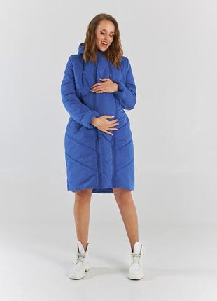 👑vip👑 зимлве пальто для вагітних і годуючих матусь курточка зимлва для вагітних х капюшоном зимове пальто-пуховик