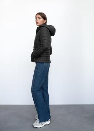 Куртка женская легкая водооталкивающая пуферная zara 20223 фото