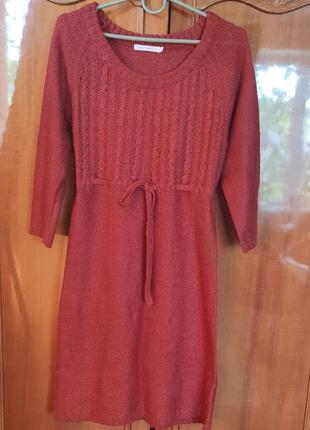 Вязаное платье
