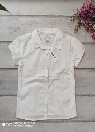 Сорочка блузка шкільна oldnavy рр.l \10-12 років1 фото