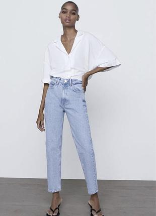 Джинси zara mom fit