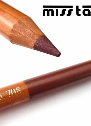 Miss tais 708 карандаш для глаз коричневый (перламутровый) мисс таис1 фото