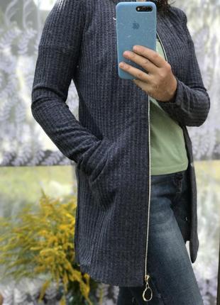 Кардиган жіночий жакет на блискавці трикотажні