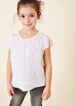 Нова футболка, шкільна блуза terranova 6-7р.