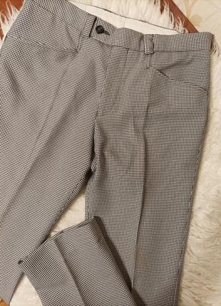 Классические брюки из костюмной ткани1 фото