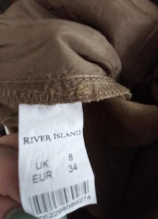 Стильні штани на защипах 100 % коттон river island. розмір 8/36.3 фото