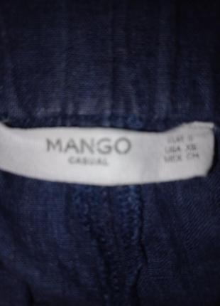 Легкие 100% лен шорты mango casual, размер s/36.6 фото