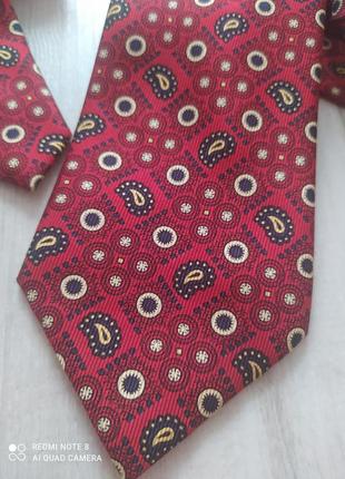 Італійська шовкова краватка harrods. 100% шовк