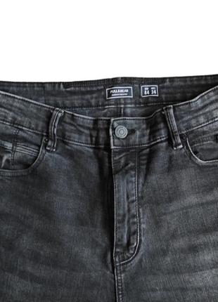 Pull&bear джинси чоловічі чорні джинси рвані чорні джинси чоловічі рвані модні фірма денім денім denim3 фото