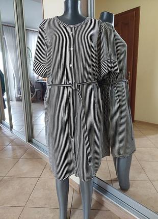 Стильне з кишенями плаття 👗 сорочка великого розміру