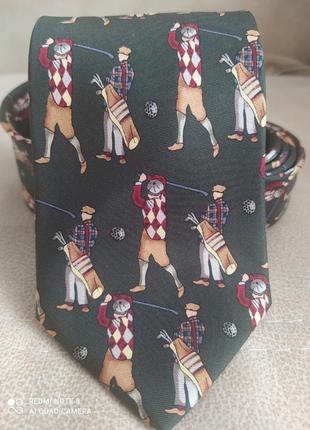 Шовкова краватка tie rack. 100% шовк оригінал