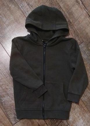 George, толстовка,  флис, 4-5 лет, 104-110 см, на молнии