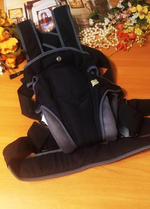 Мегакрутезний дитячий рюкзак переноска baby start чорний сірий новий дитячий кенгуру нагрудна сумка1 фото