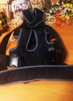 Мегакрутезний дитячий рюкзак переноска baby start чорний сірий новий дитячий кенгуру нагрудна сумка2 фото